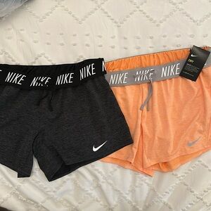 Lot of 2 Nike shorts size medium 2 pairs Nike running gym shorts medium